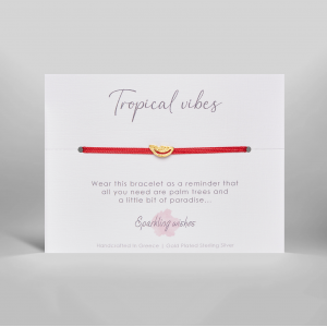 Tropical vibes watermelon Bracelet